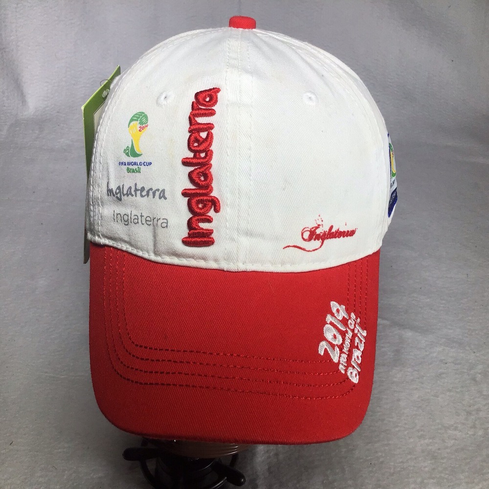 NWT TEAM ENGLAND SOCCER 2014 World Cup CAP/HAT NWT Ingleterra Football Brazil